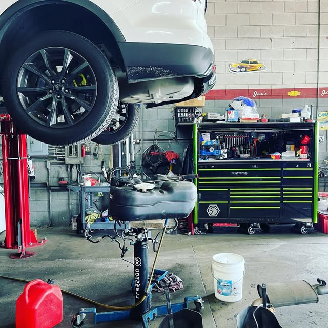 Behind the scenes in the service bay